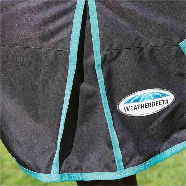 Weatherbeeta Green-Tec 900D Detatch-A-Neck Medium - Black / Bottle Green